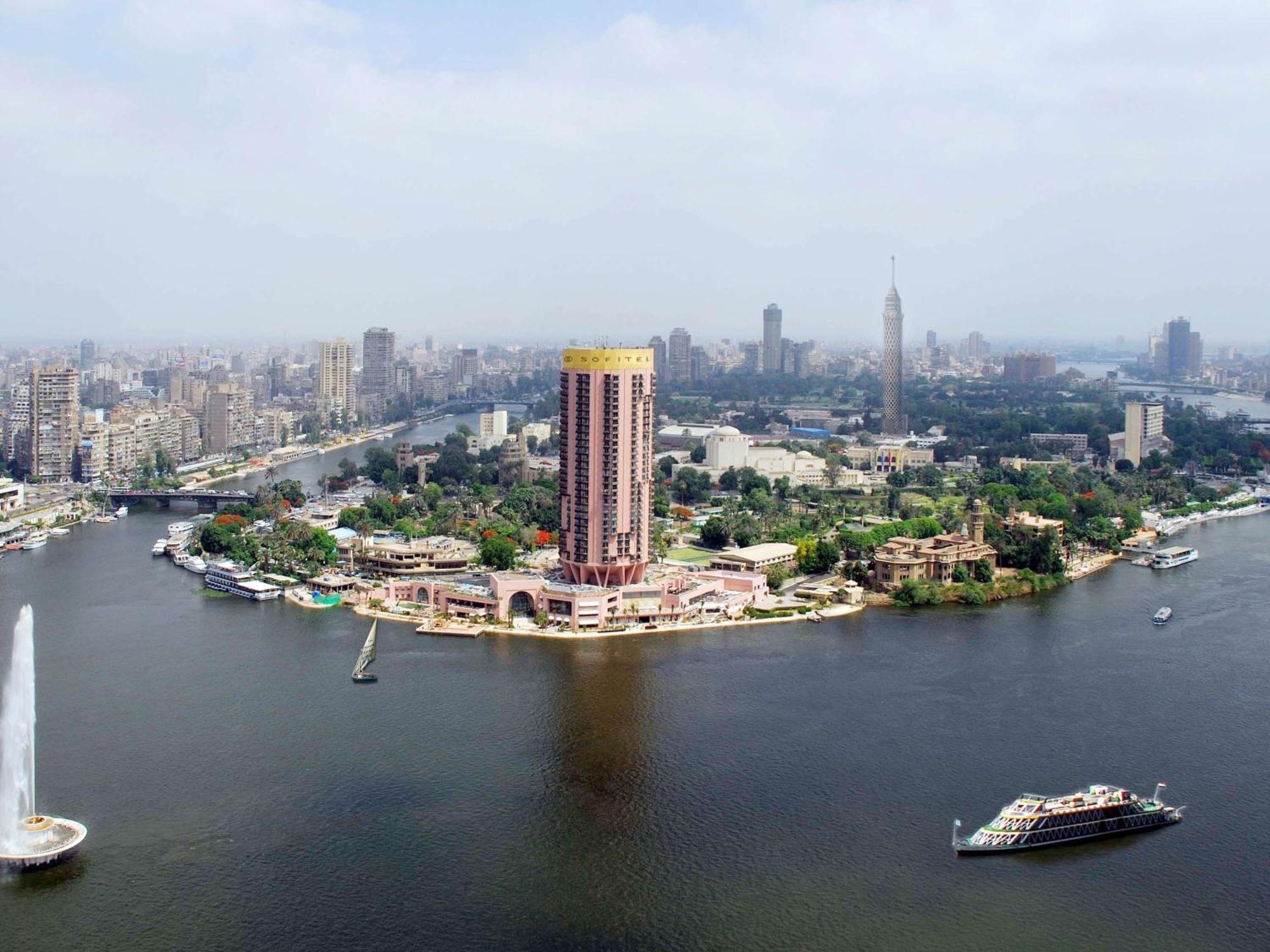 Sofitel Cairo Nile El Gezirah Hotel Exterior foto The Nile River in Cairo